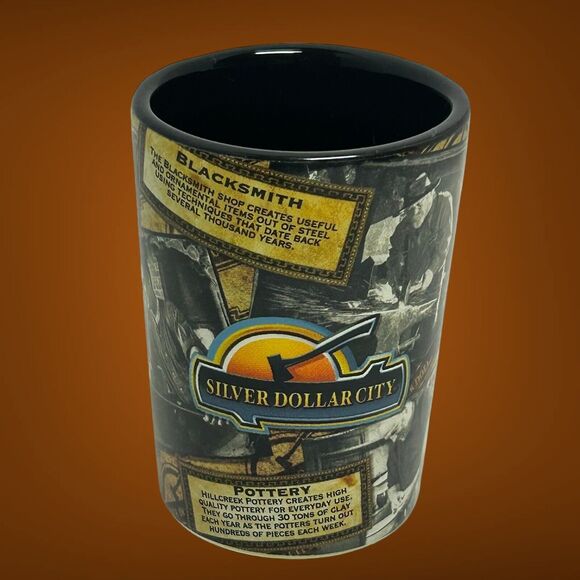 Silver Dollar City Theme Park 4oz Ceramic Souvenir Cup Branson Missouri - Picture 4 of 15